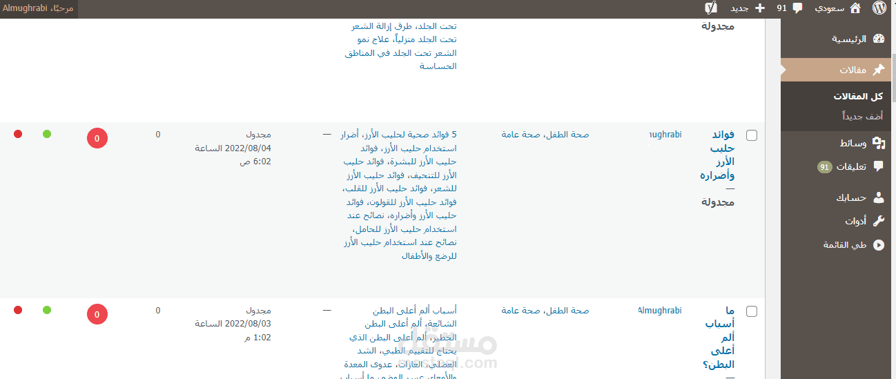 ادارة محتوىحسب قواعد سيو SEO
