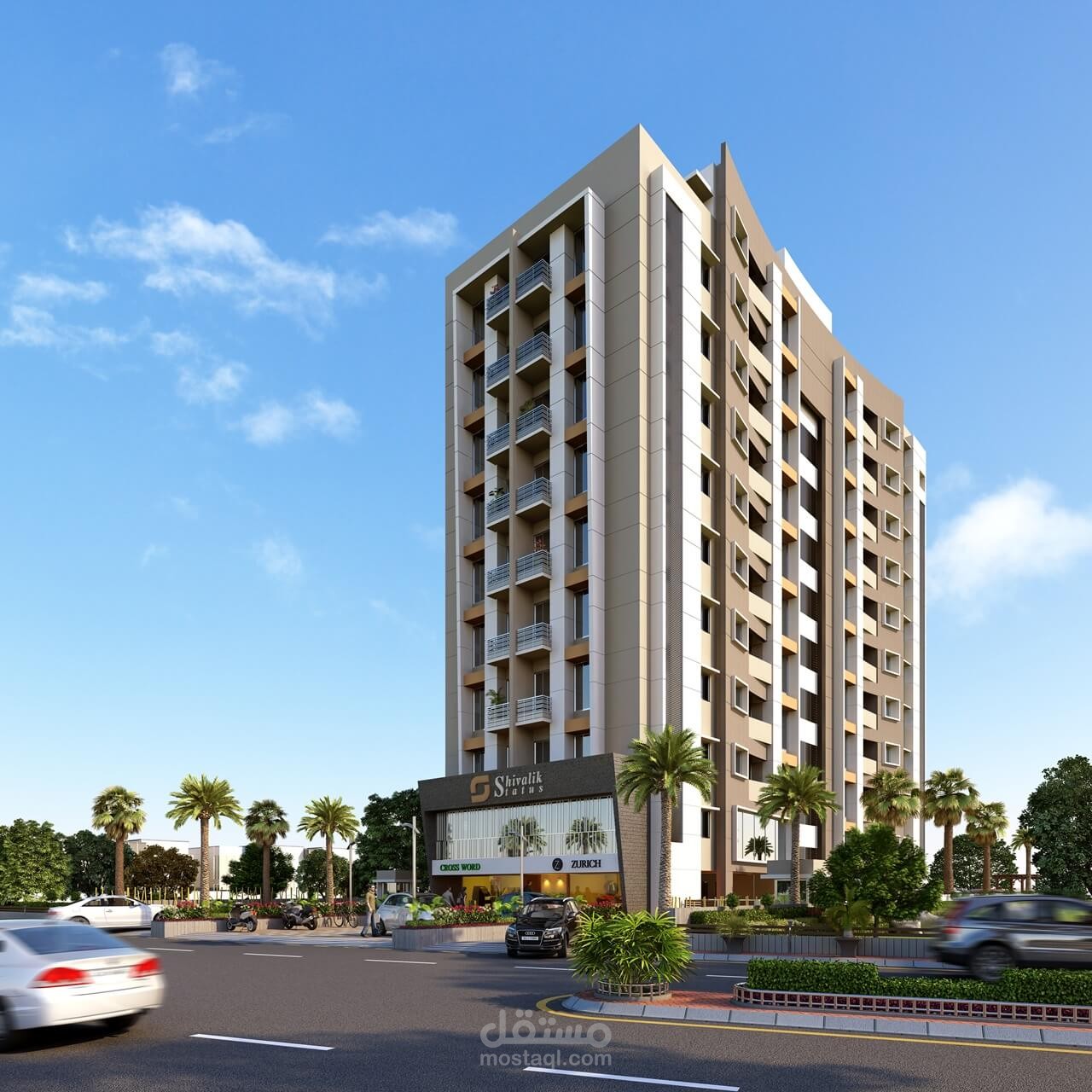 تصميم المباني والابراج السكنية